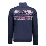 Plein Sport Blue Cotton Sweater PL-10021-M