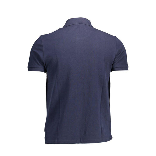 North Sails Blue Cotton Polo Shirt NO-12546-L