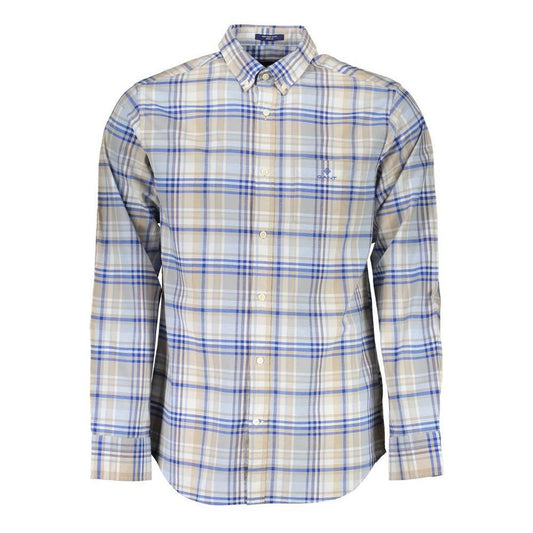 Gant Blue Cotton Shirt GA-14159-S