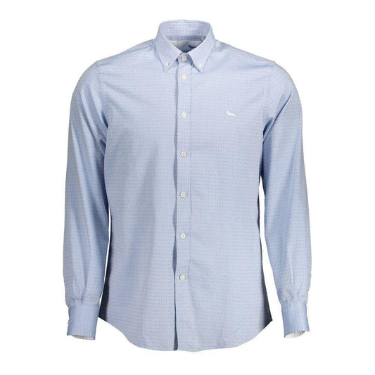 Harmont & Blaine Blue Cotton Shirt HA-15134-S