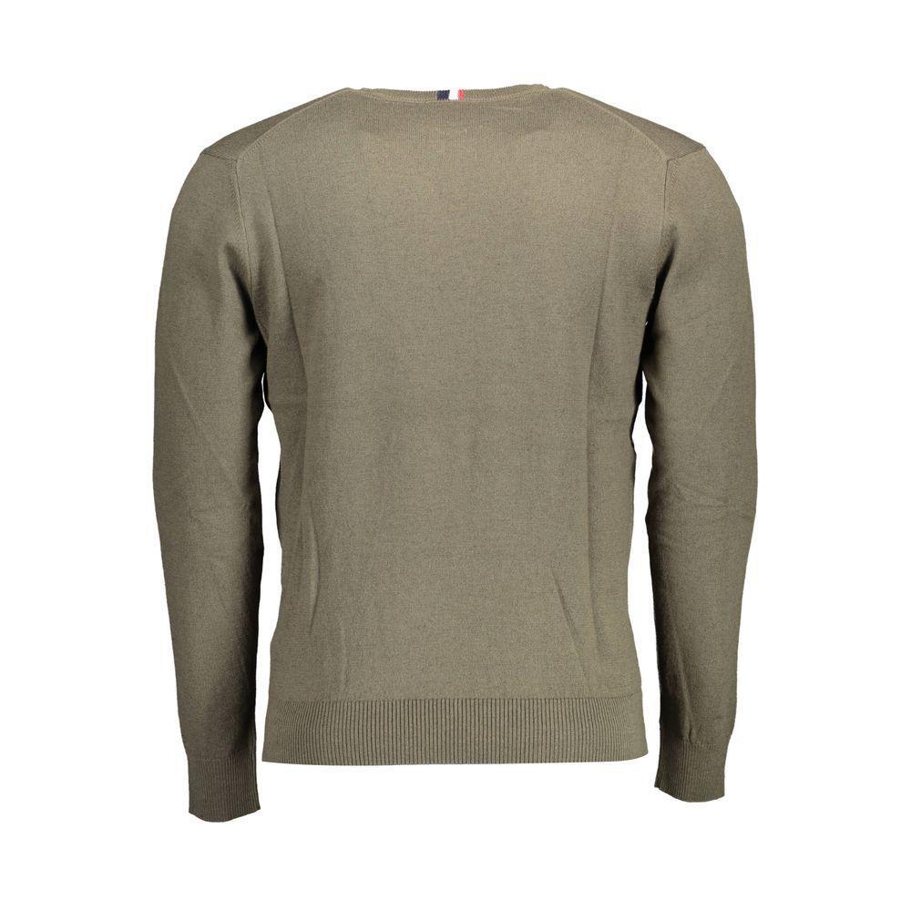 U.S. POLO ASSN. Green Cotton Sweater