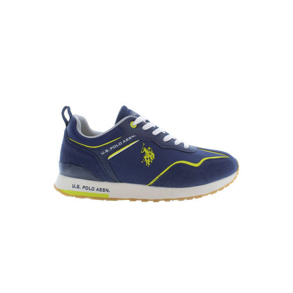 U.S. POLO ASSN. Blue Polyester Sneaker