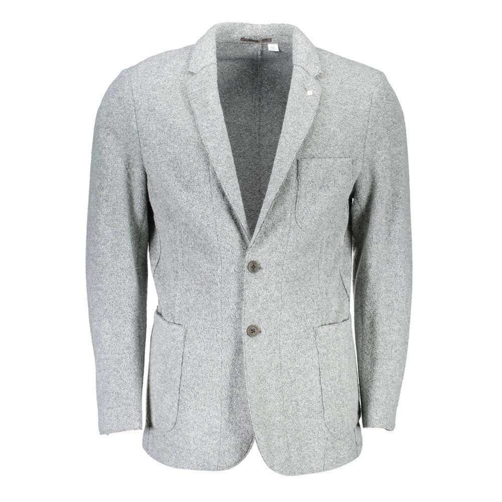 Gant Gray Polyester Jacket GA-24078-IT52 | XL