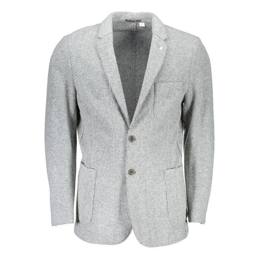 Gant Gray Polyester Jacket GA-24078-IT52 | XL