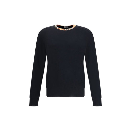Burberry Black Wool Sweatshirt