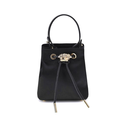 Versace Black Viscose Shoulder Bag