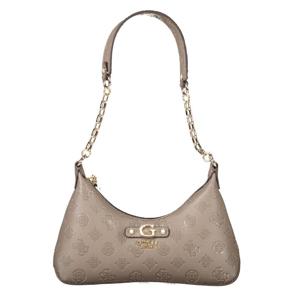 Front view with bag zipped and handles upright.