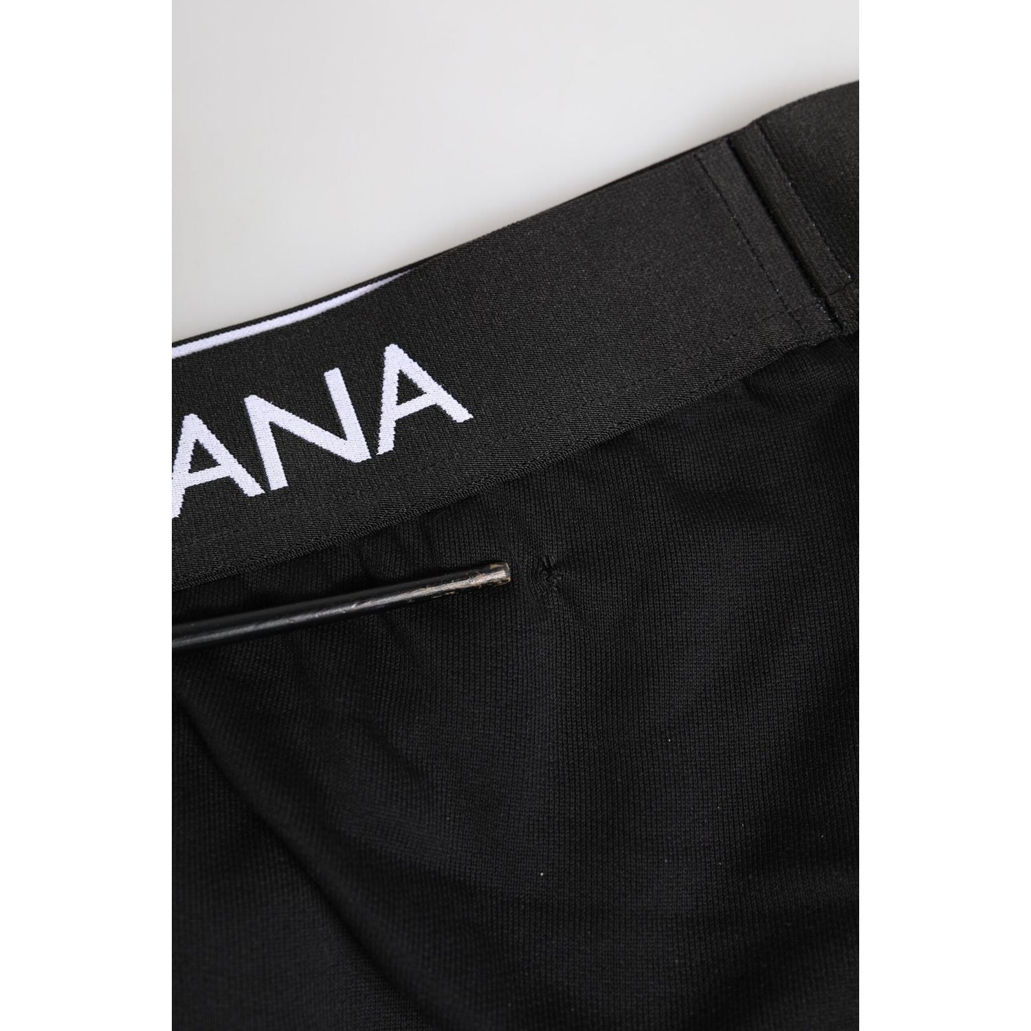 Dolce & Gabbana Black Cotton Stretch Regular Brief Underwear