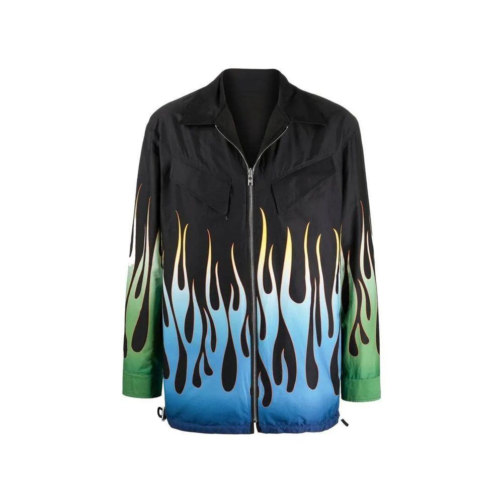 Kenzo Flame Print Reversible Jacket KE-8736445989076-L
