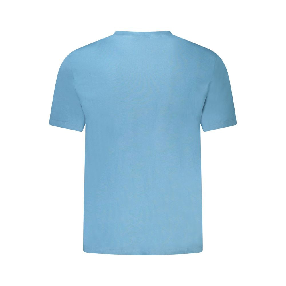 Calvin Klein Blue Cotton Men T-Shirt