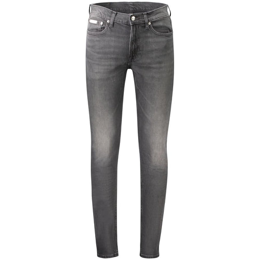 Calvin Klein Black Cotton Jeans Denim