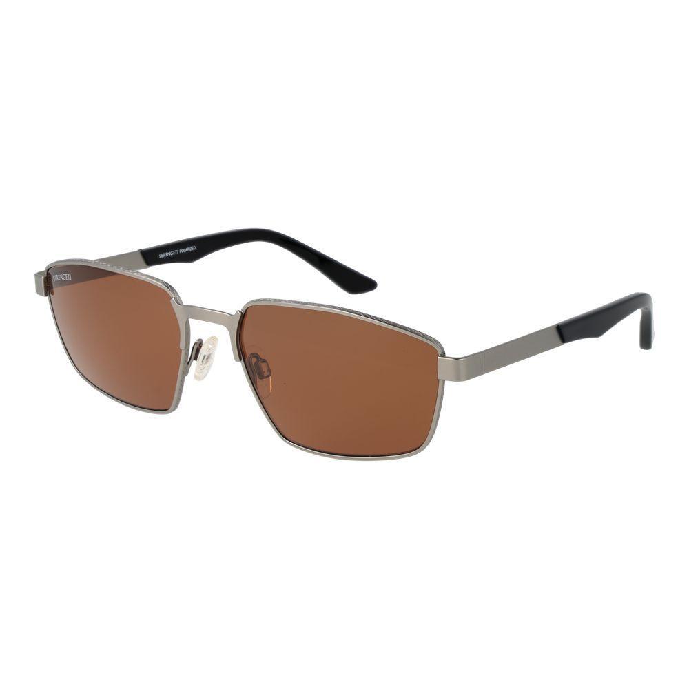 Serengeti Gray Metal Sunglasses