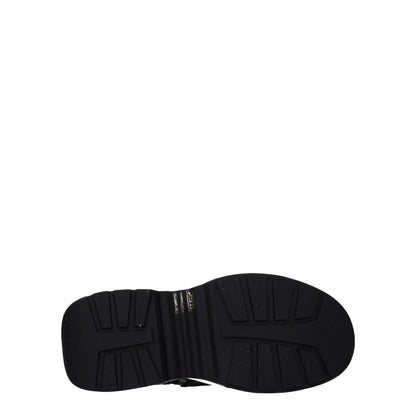 Kenzo Black Leather Ankle Boots