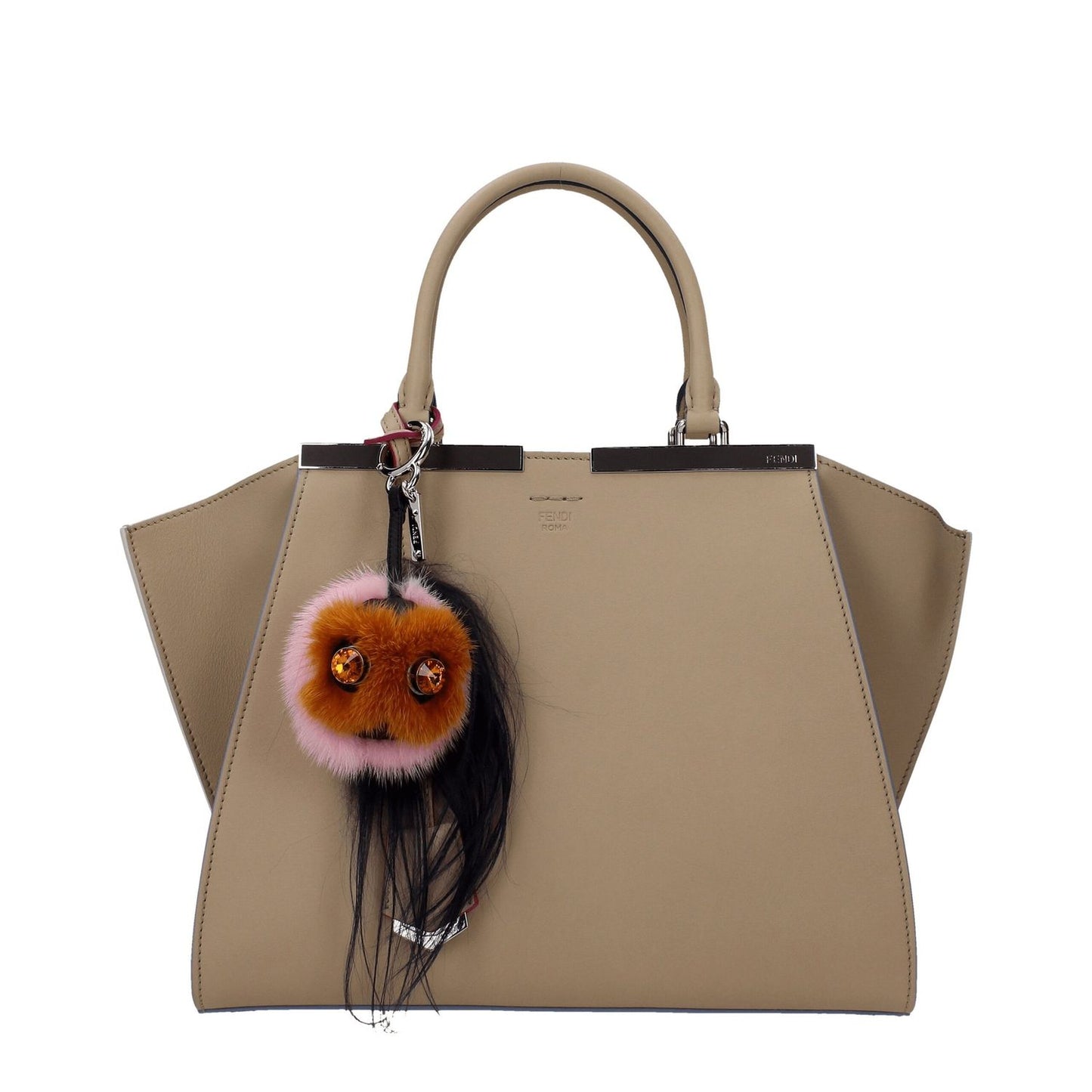 Fendi Brown Fur Keychain