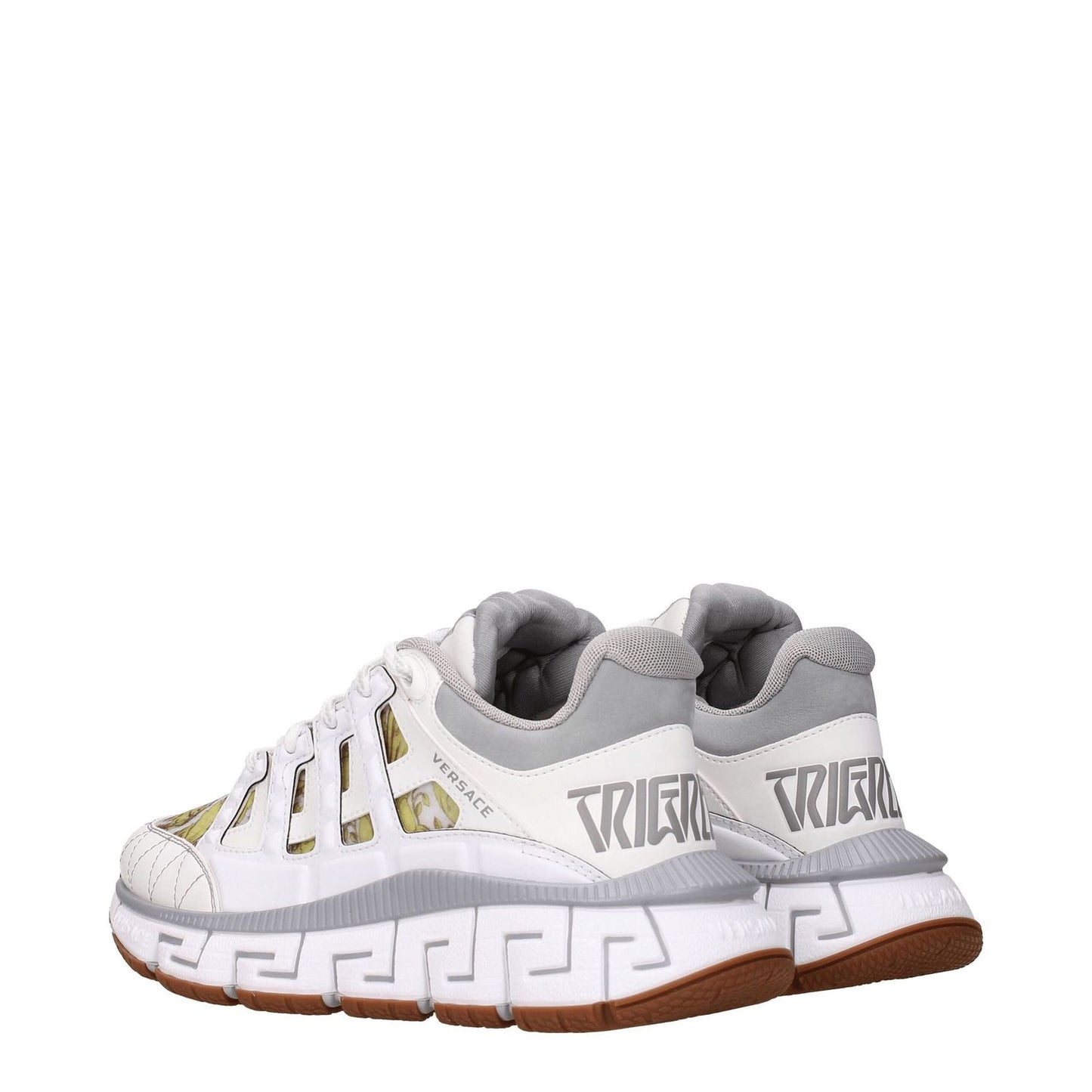 Versace White Leather Athletic Sneakers 1728,75667636384,Athletic - Sneakers - Shoes,EU37.5/US7.5,EU38.5/US8.5,New with tags,Shoes,Sneakers - Shoes,Versace,White,Women