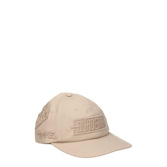 Burberry Beige Cotton Caps (Baseball Hat) BU-8547276062985-M