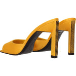 The Attico Orange Satin Stiletto Heels Sandals TH-8547287007497-EU36/US6