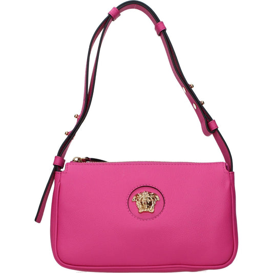 Versace Pink Leather Shoulder Bags VE15191622910217BT