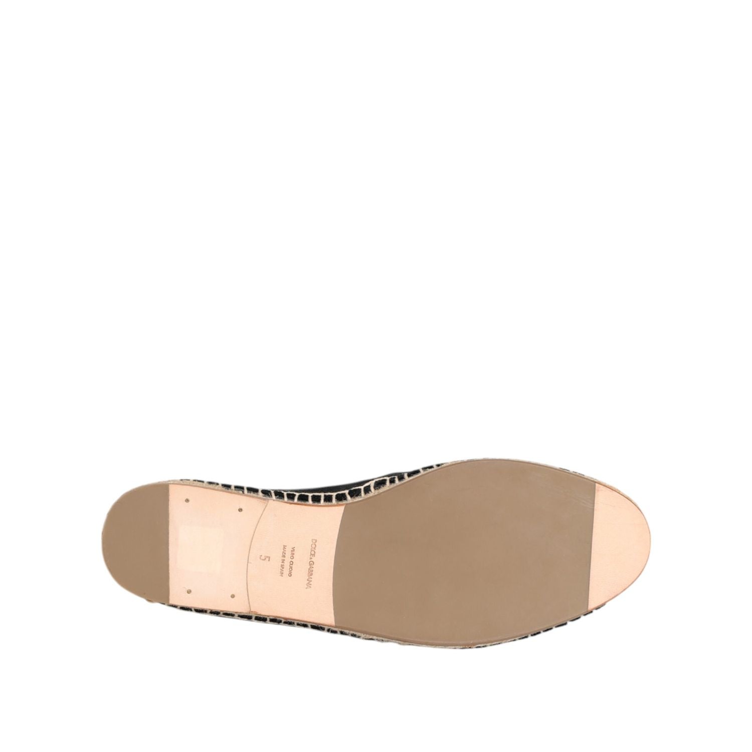 Dolce & Gabbana Black Cross Crystal Slip On Espadrille Shoes