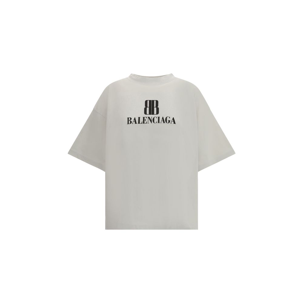 Balenciaga Gray Cotton T-Shirt