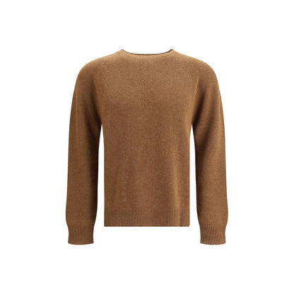 Jil Sander Brown Fleece Wool Sweatshirt