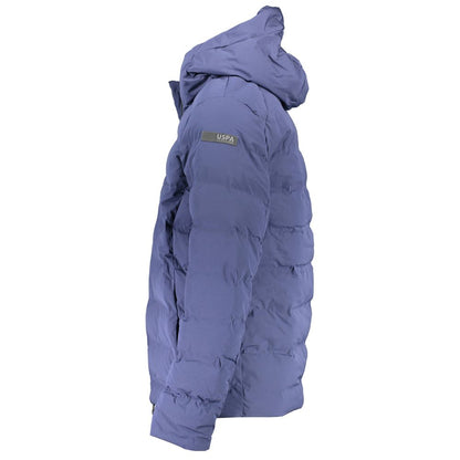 U.S. POLO ASSN. Blue Elastane Jackets & Coat