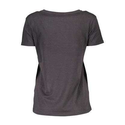 Scervino Street Black Cotton Women T-Shirt