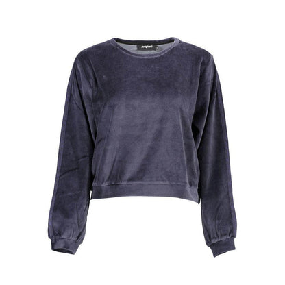 Desigual Blue Cotton Sweater