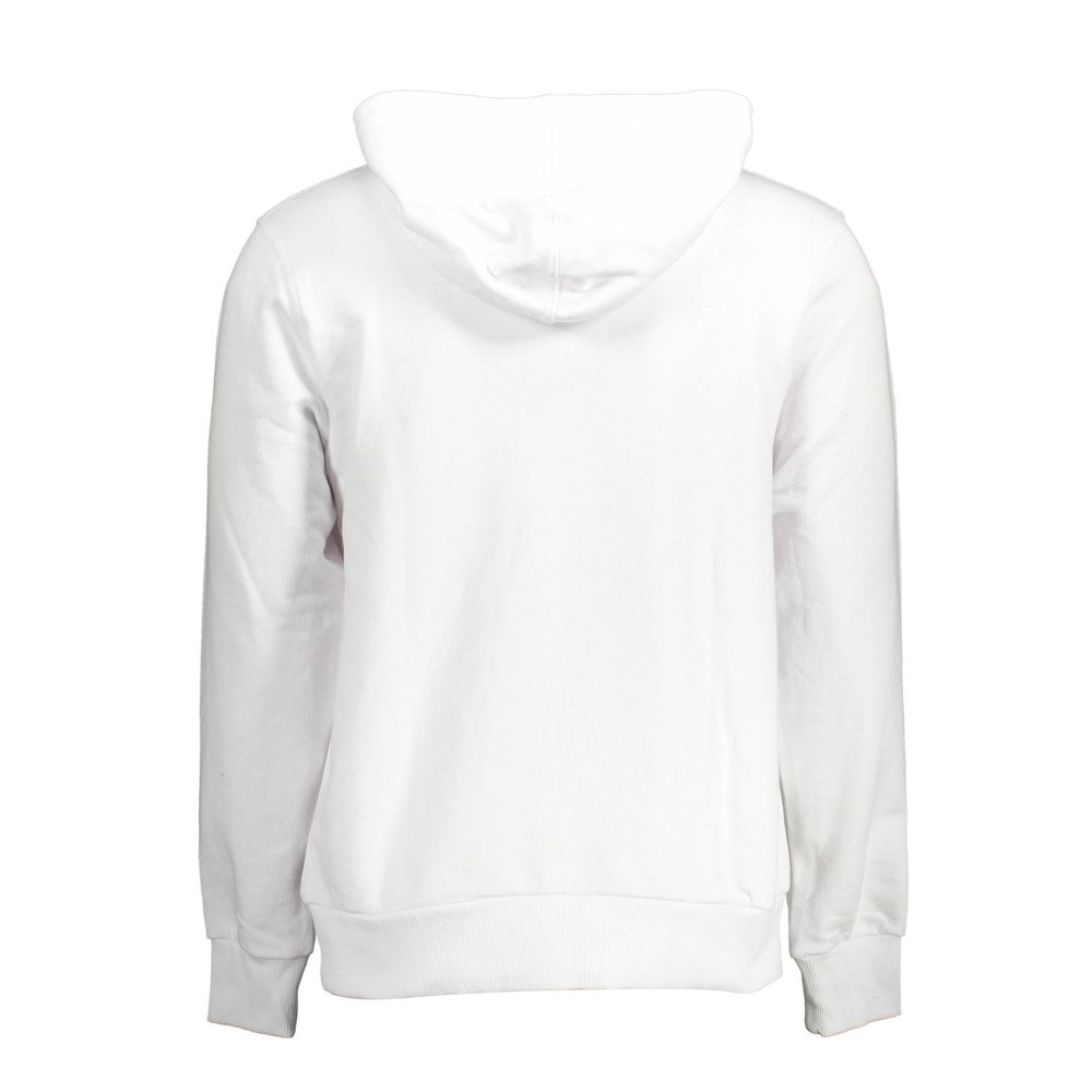Cavalli Class White Cotton Sweatshirt