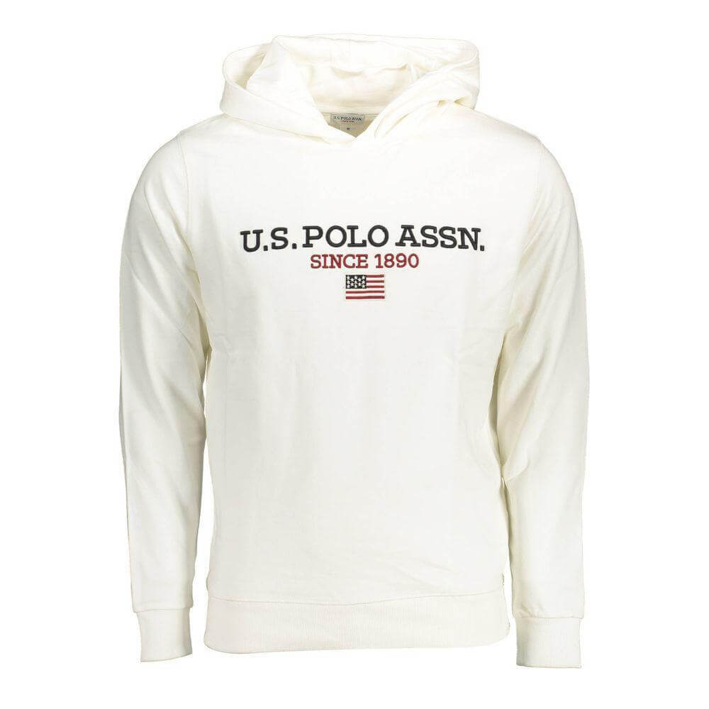 U.S. POLO ASSN. White Cotton Sweatshirt