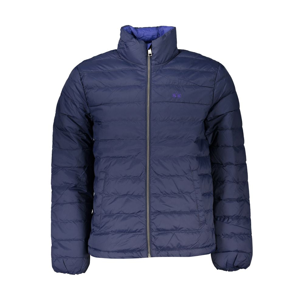 La Martina Blue Polyamide Jackets & Coat