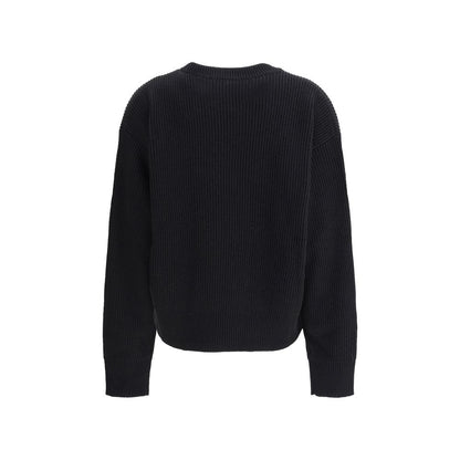 Versace Black Fleece Wool Sweatshirt