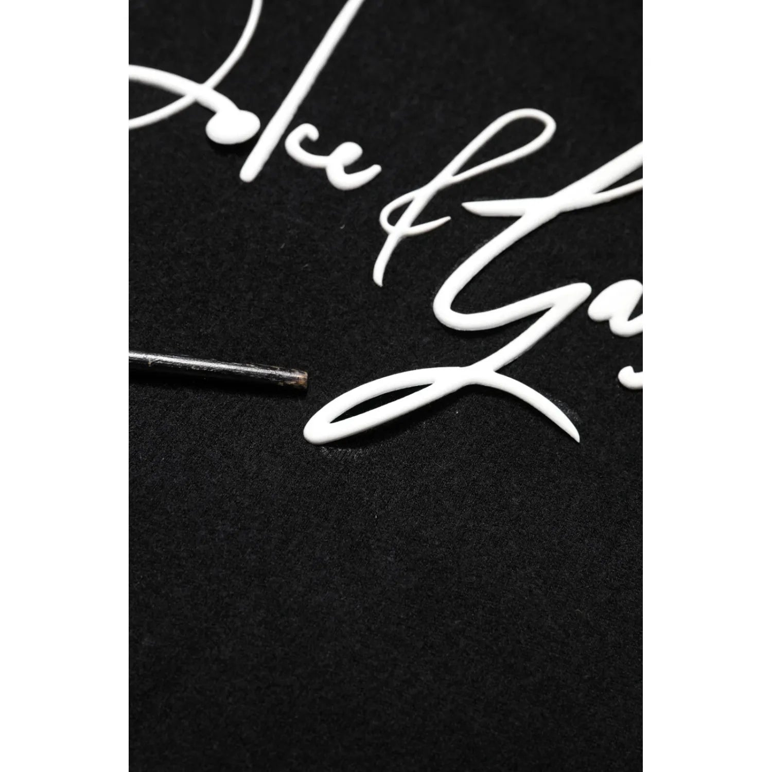 Dolce & Gabbana Black Hooded Logo Print Sweatshirt Sweater