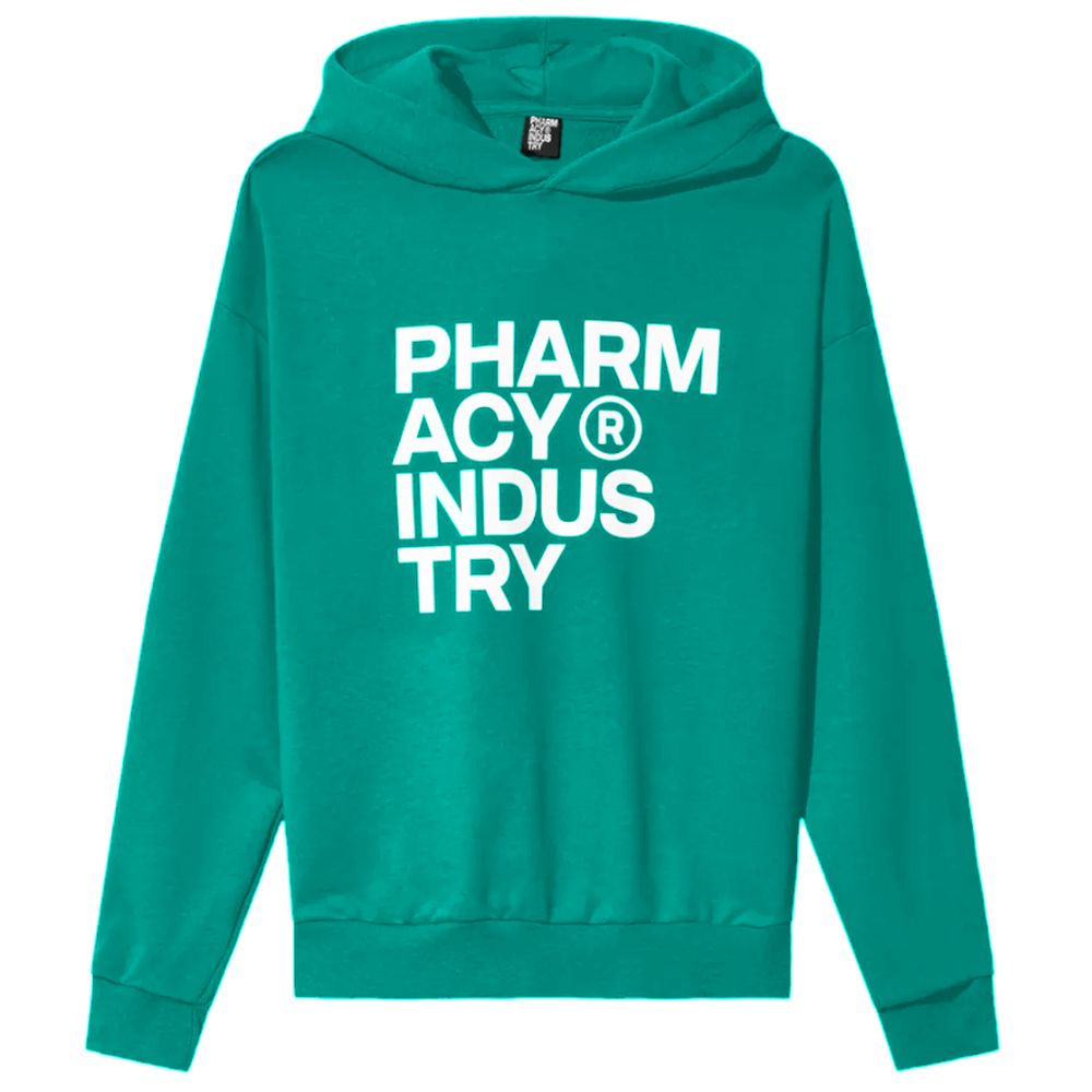Pharmacy Industry Green Cotton Men Sweater