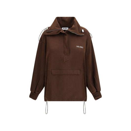 The Attico Brown Cotton Sweatshirt