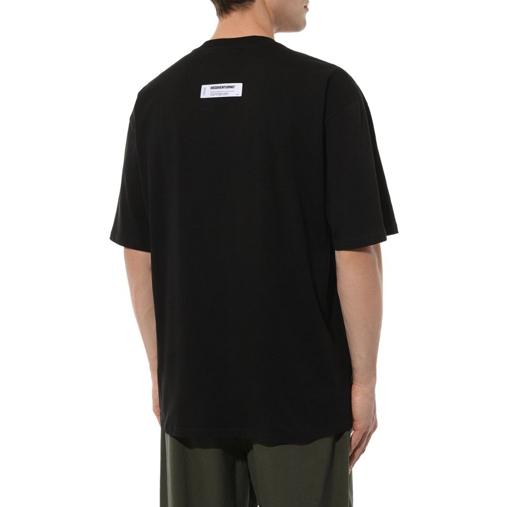 Diego Venturino Black Cotton T-Shirt