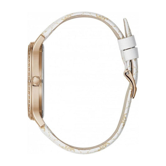 Guess White Leather Watch GUW1229L3AC