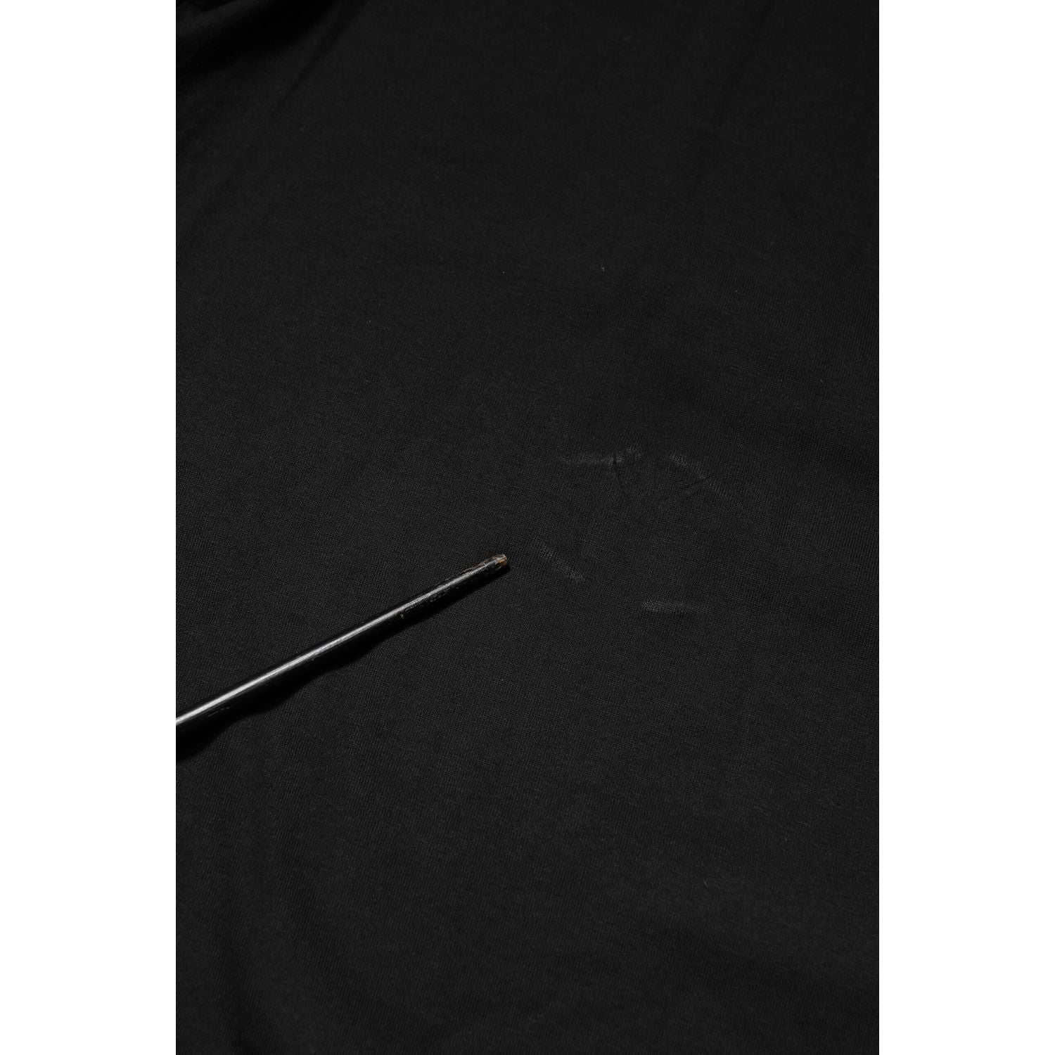 Dolce & Gabbana Black Embossed Logo Cotton Crew Neck T-shirt