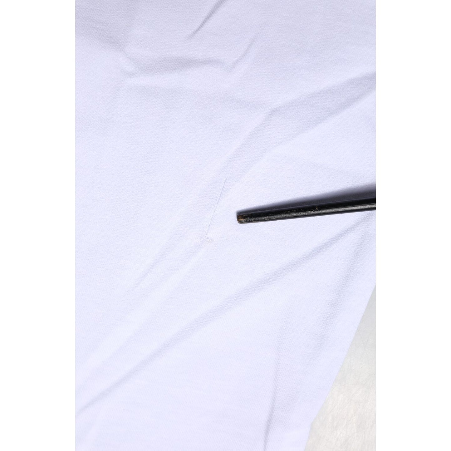 Dolce & Gabbana White Cotton Goodluck 2023 Crew Neck T-shirt