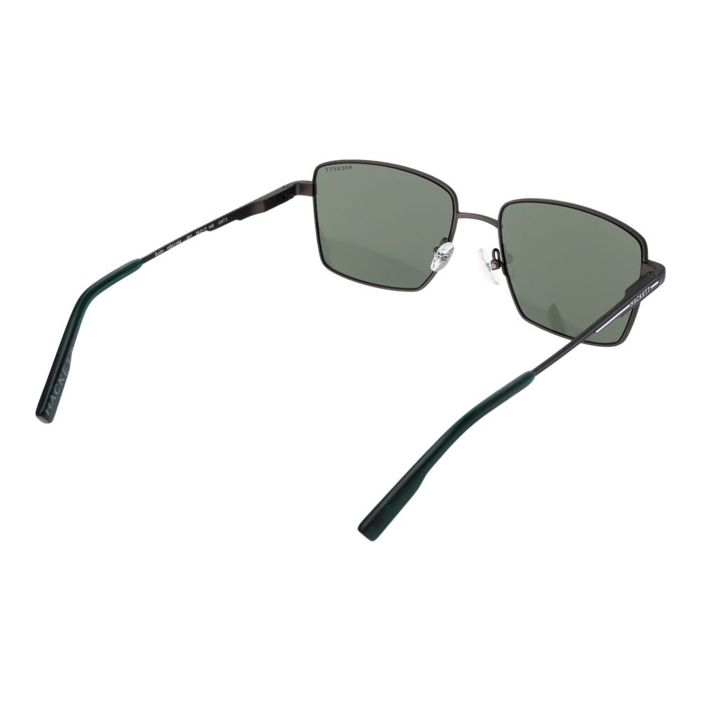Hackett Gray Metal Sunglasses
