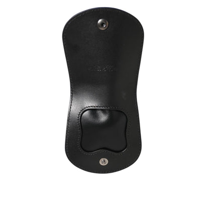 Dolce & Gabbana Blue Exotic Skin Coin Condom Case Holder Pocket Wallet