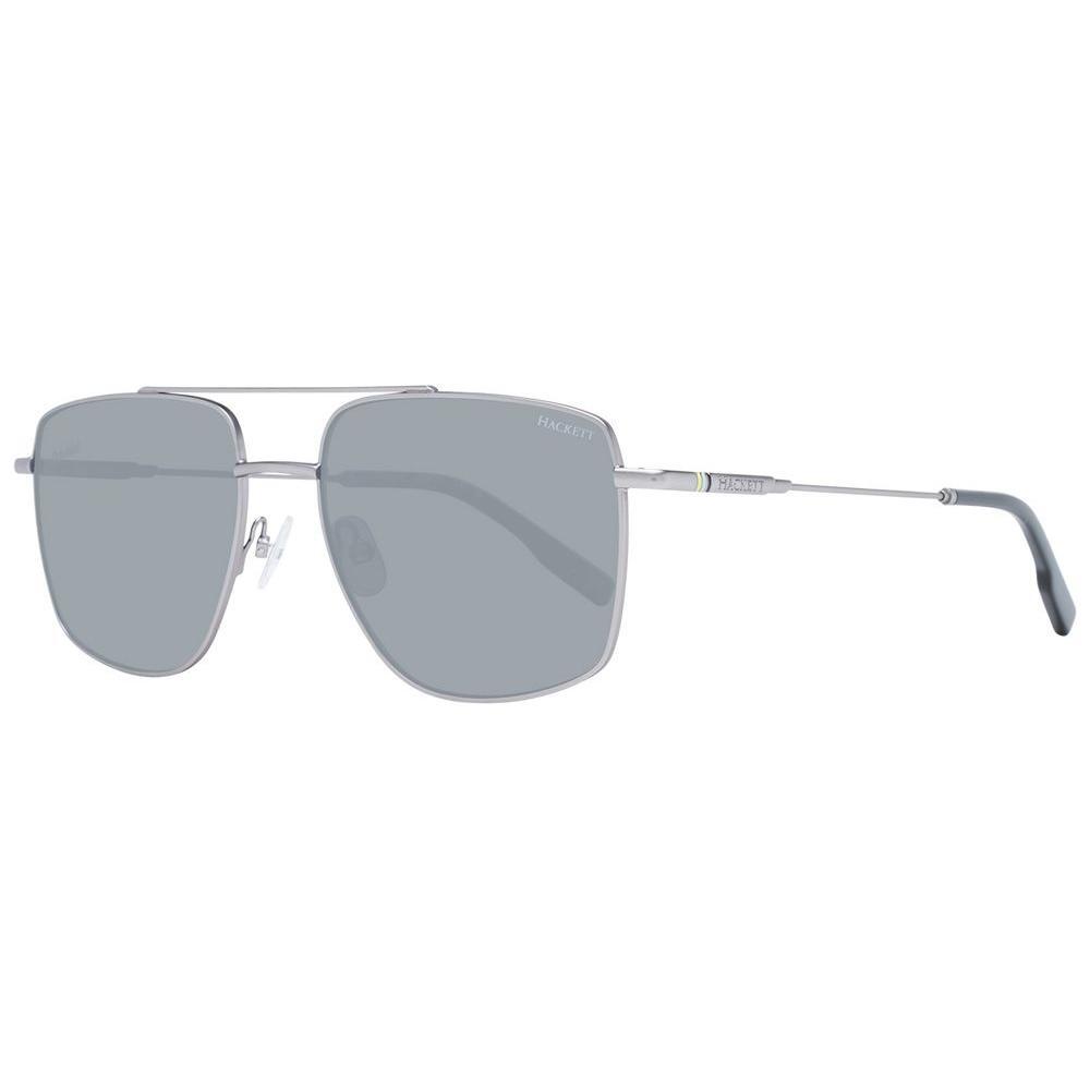 Hackett Gray Metal Sunglasses