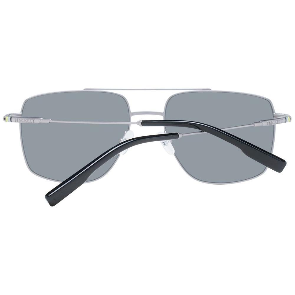 Hackett Gray Metal Sunglasses