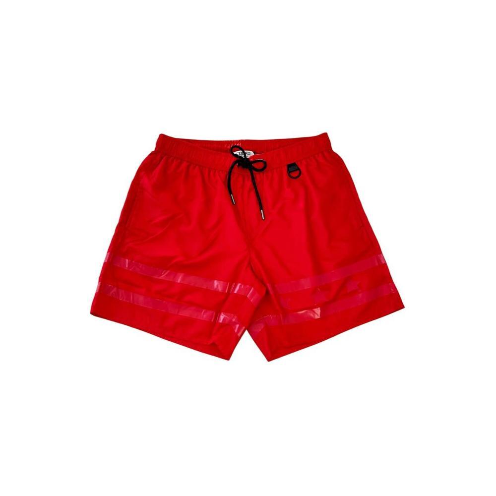 Iceberg Red Polyester Men Swim Short
