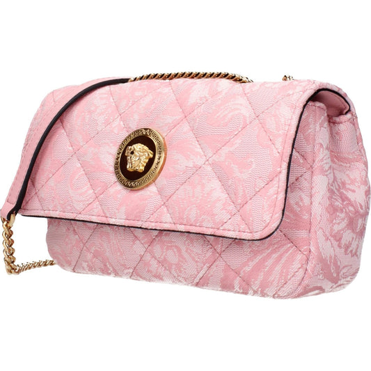 Versace Pink Fabric Shoulder Bags VE15246050853129BT