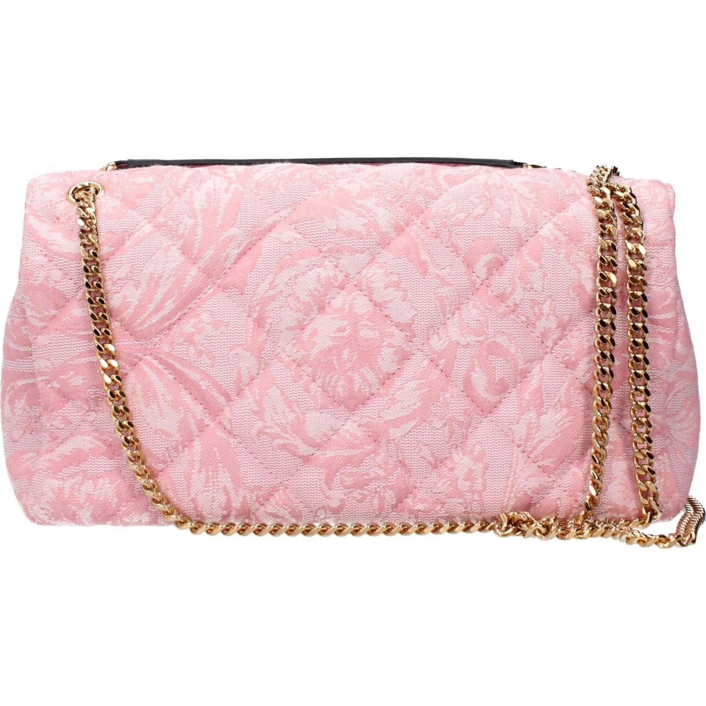 Versace Pink Fabric Shoulder Bags VE15246038761737BT