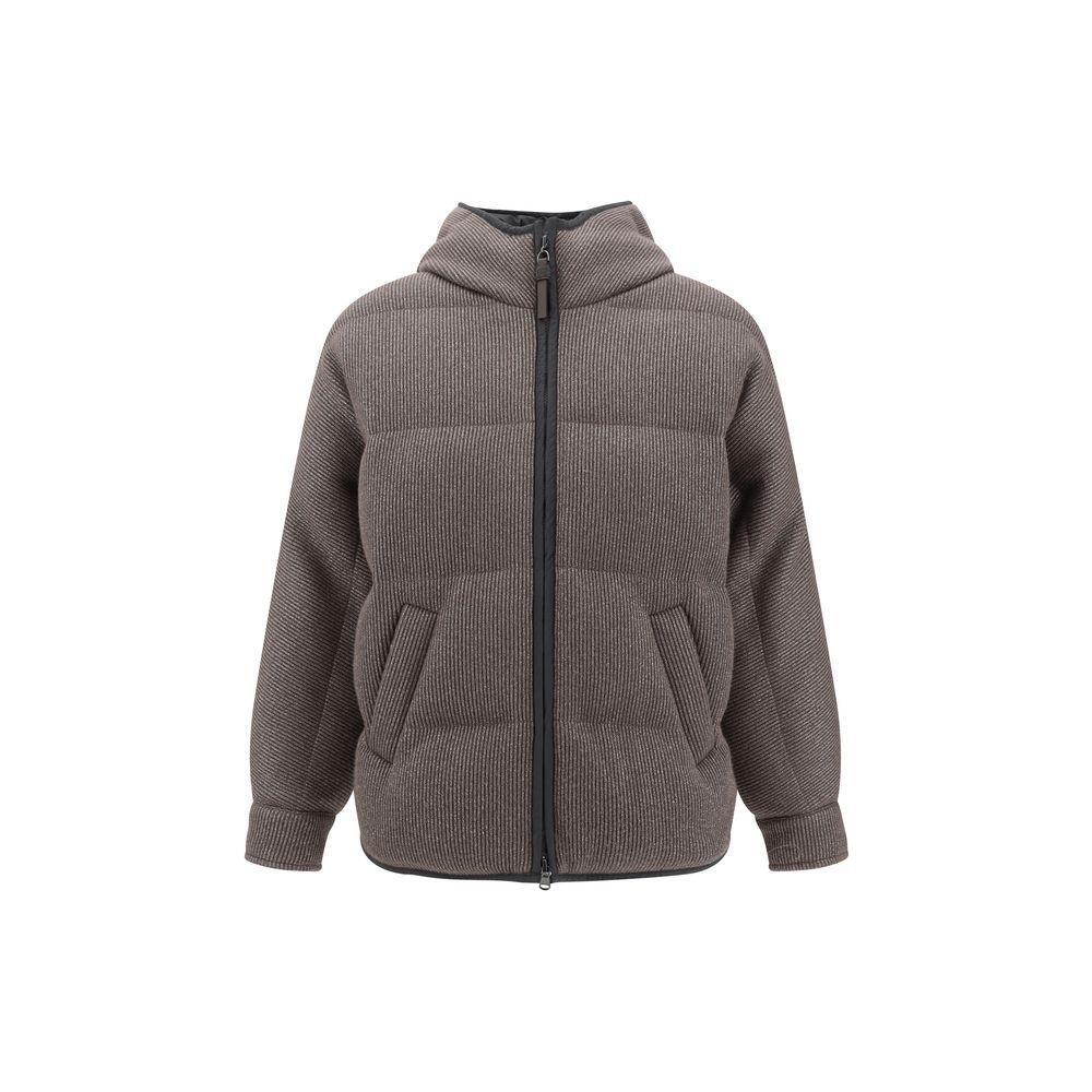 Brunello Cucinelli Lurex Down Jacket BR-M01ET7728CEH01-IT44 | L