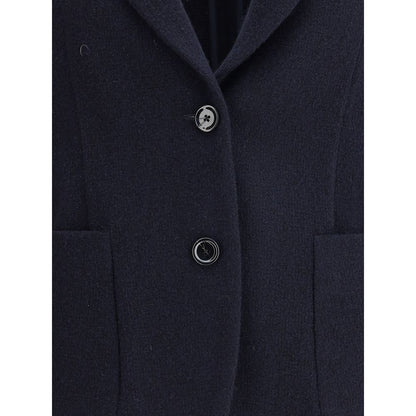 Lardini Blue Wool Blazer