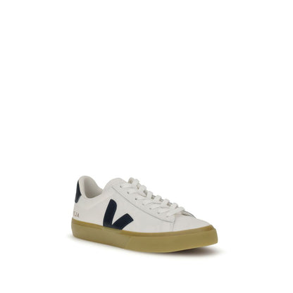 Veja White Leather Low Top Sneakers