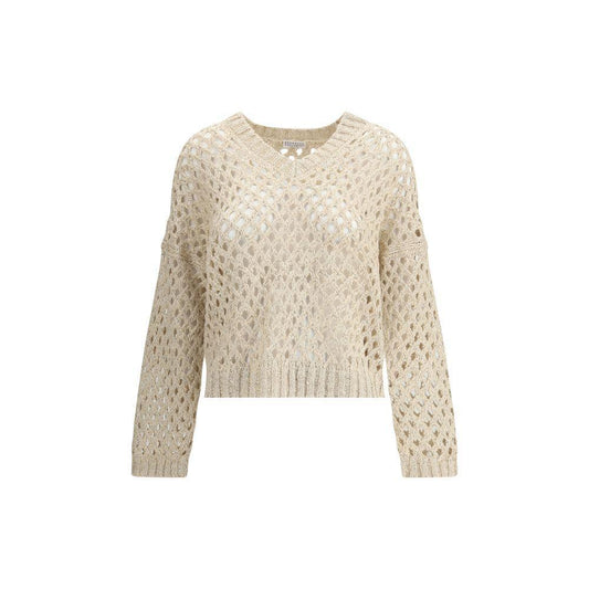 Brunello Cucinelli Mesh Sweater BR-MEA338202CBU80-L